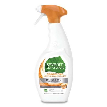 Cleaner and Disinfectant, Trigger Spray Bottle, 26 oz, characteristic, 8 PK MPN:SEV 22810