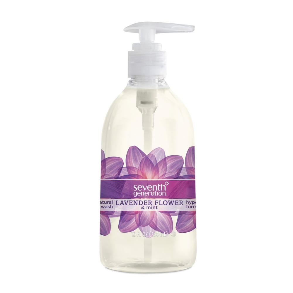 Seventh Generation Natural Liquid Hand Wash Soap, Lavender Scent, 12 Oz, Carton Of 8 Bottles MPN:SEV 22926CT