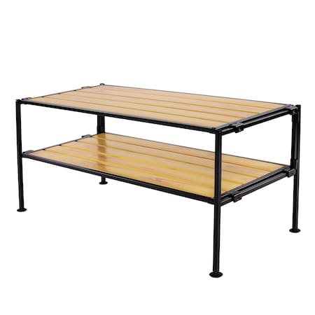 Shoe Rack, Resin, 2 Tier, Aspen MPN:WEB714