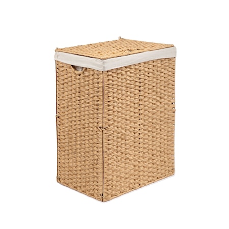 Laundry Hamper, Portable, Light Amber MPN:WEB655