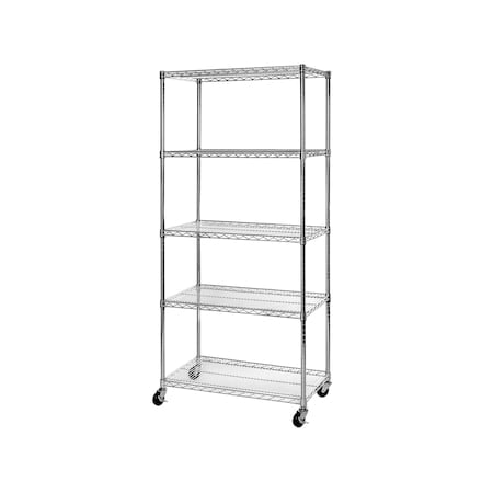 UltraDurable®, NSF Steel Shelf, 5 Tier MPN:WEB690