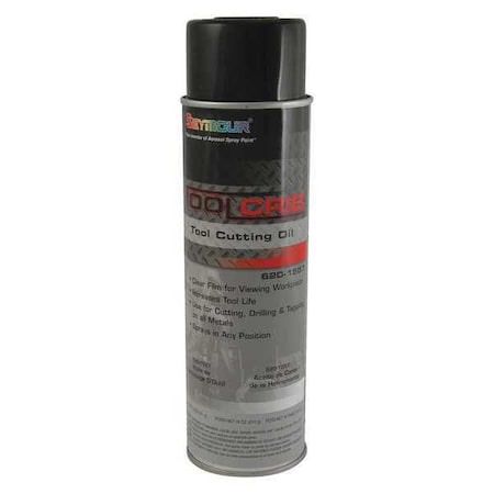Tool Cutting Oil, 18oz., 18 fl oz, Can, Clear MPN:620-1557