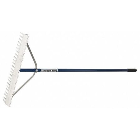 36 in Asphalt Lute, 24 Tines, 66 in L Aluminum Handle MPN:12536GRA