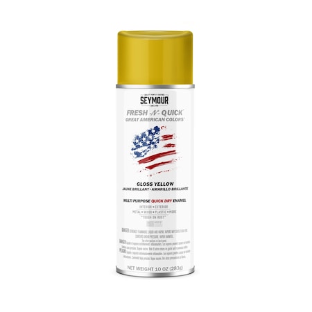 Seymour Fresh-N-Quick - Enamel, Gloss Yellow (10oz) MPN:11-34