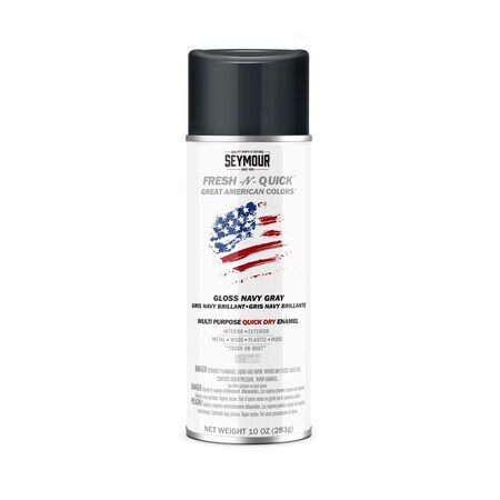 Seymour Fresh-N-Quick - Enamel, Gloss Smoke Gray (10oz) MPN:11-7