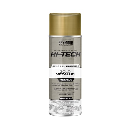 Seymour Hi-Tech Lacquer, Gold Metallic (12oz) MPN:16-812