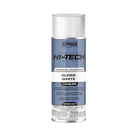Seymour Hi-Tech Lacquer, Gloss White (12oz) MPN:16-813