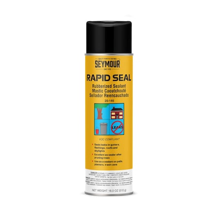 Seymour Rapid Seal Rubberized Sealant, Black (18oz) MPN:20-146