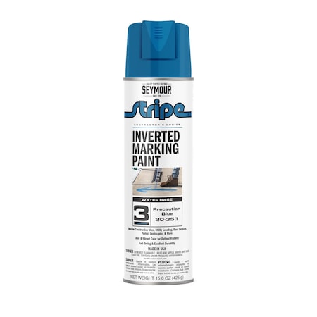 Aervoe 3 Series Marking Paint (Water Based), Precaution Blue (15oz) MPN:20-353