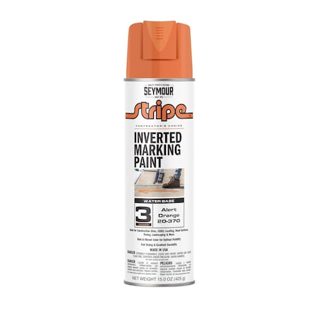 Aervoe 3 Series Marking Paint (Water Based), Alert Orange (15oz) MPN:20-370
