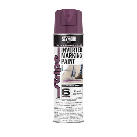 Aervoe 6 Series Marking Paint (Water Based), Purple (17oz) MPN:20-680