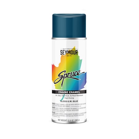 Seymour Spruce Engine Enamel, G.M. Blue (12oz) MPN:98-67