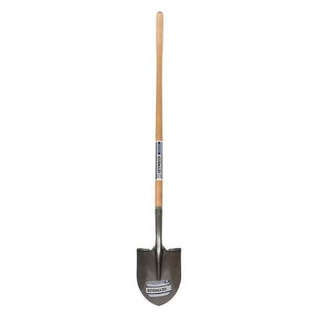Round Point Shovel, 16 ga 48 in L Wood Handle MPN:49150