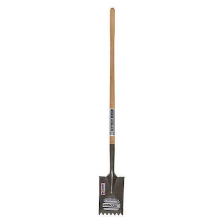Notched Roofing Spade Shovel, 48 in L Wood Handle MPN:49168