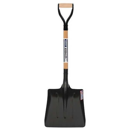 Scoop Shovel, Steel Blade, 29 in L Hard Wood Handle MPN:49248