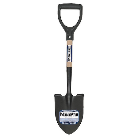 Round Point Shovel, 16 ga Not Applicable Blade, Steel Blade, Forward Turn Step, 12 in L Natural MPN:49351GR