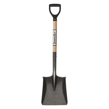 Square Point Shovel, 16 ga 26 in L Hard Wood Handle MPN:49833GRA