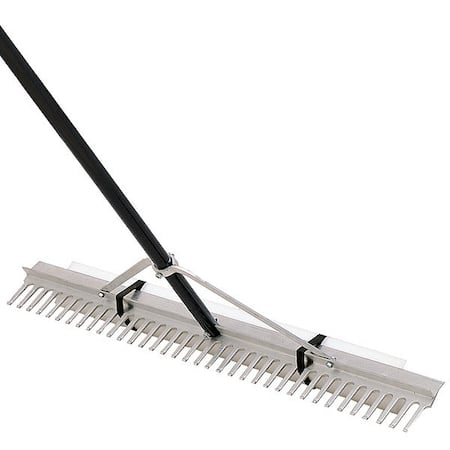 36 in Aluminum Lake Rake, 36 Tines, 132 in L Aluminum Handle MPN:86036GR