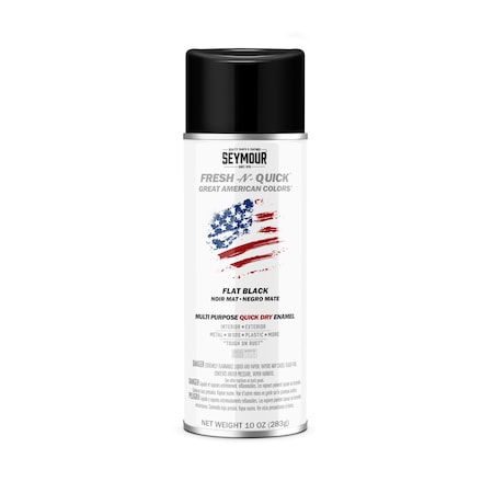 Seymour Fresh-N-Quick - Enamel, Flat Black (10oz) MPN:11-10