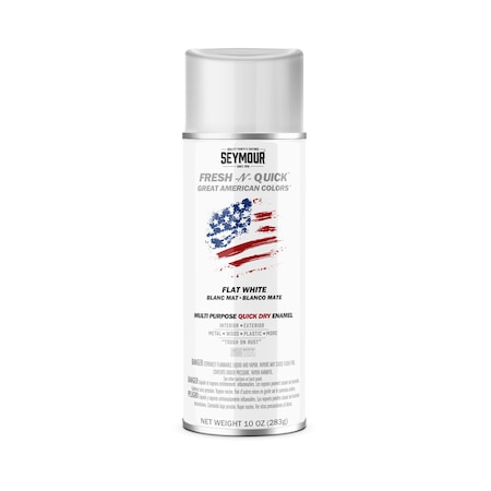 Seymour Fresh-N-Quick - Enamel, Flat White (10oz) MPN:11-12