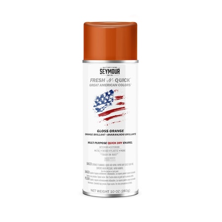 Seymour Fresh-N-Quick - Enamel, Gloss Orange (10oz) MPN:11-28