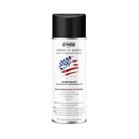 Seymour Fresh-N-Quick - Enamel, Gloss Black (10oz) MPN:11-3