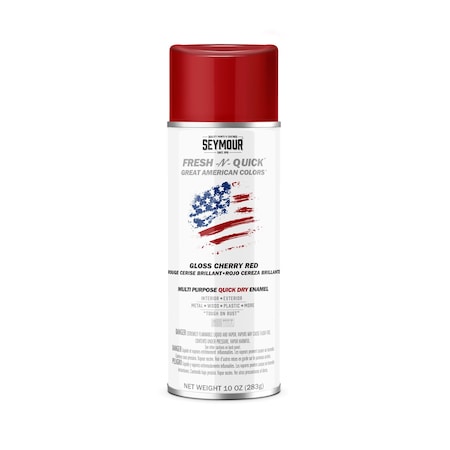Seymour Fresh-N-Quick - Enamel, Gloss Cherry Red (10oz) MPN:11-4