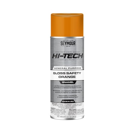 Seymour Hi-Tech Enamel, Safety Orange (12oz) MPN:16-120