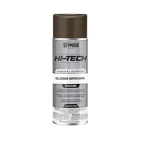 Seymour Hi-Tech Enamel, Gloss Brown (12oz) MPN:16-130