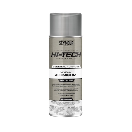 Seymour Hi-Tech Lacquer, Dull Aluminum Metallic (12oz) MPN:16-132