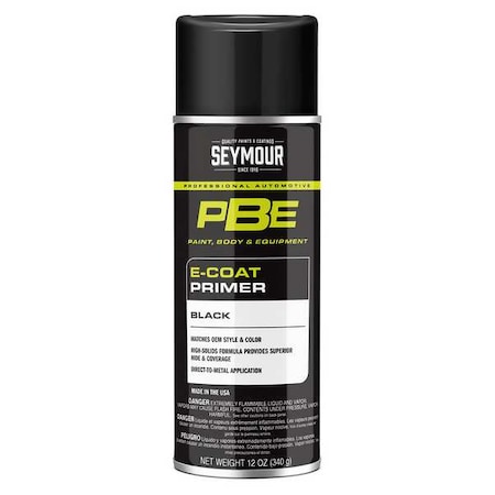 E-Coat Primer, Base Solvent, Black MPN:16-1695