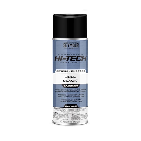 Seymour Hi-Tech Lacquer, Dull Black (12oz) MPN:16-806