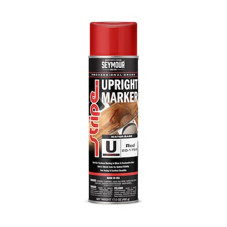 Seymour Stripe Upright Marking Paint, Red Fluorescent (16oz) MPN:20-1754