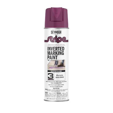Aervoe 3 Series Marking Paint (Water Based), Purple (15oz) MPN:20-380