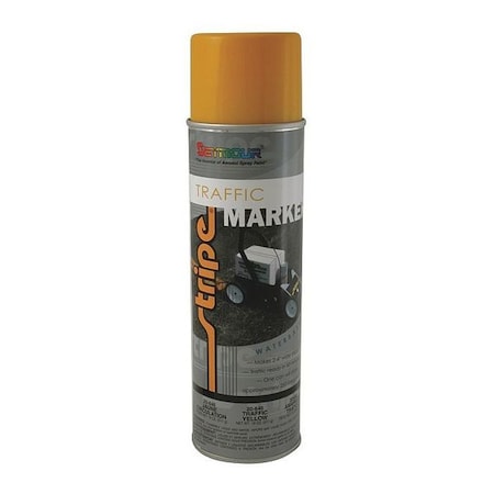 Traffic Marking Paint, 18 oz., Yellow, Water -Based MPN:20-646
