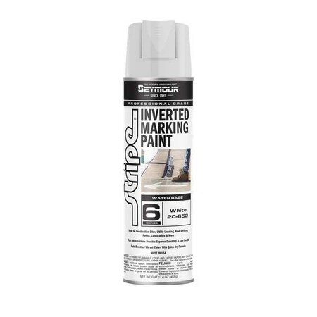 Inverted Marking Paint, 17 oz., White, Water -Based MPN:20-652