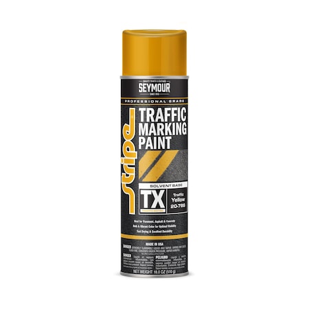 Seymour Stripe Solvent-Based Traffing Marking Paint, Yellow (18oz) MPN:20-786