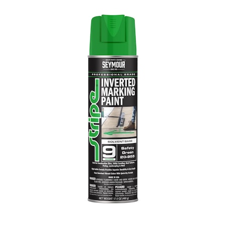 Aervoe 9 Series Marking Paint (Solvent Based), Safety Green (17oz) MPN:20-955