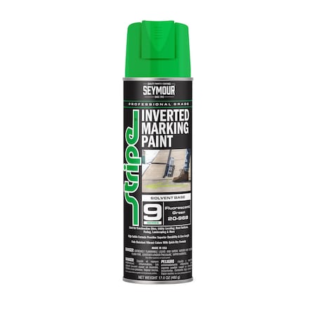 Aervoe 9 Series Marking Paint (Solvent Based), Green Fluorescent (17oz) MPN:20-968