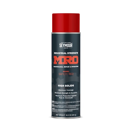MRO Industrial Spray Paint, Safety Red MPN:620-1423