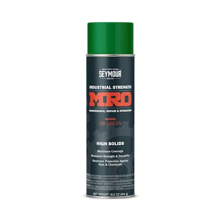 MRO Industrial Spray Paint, SB Green MPN:620-1437