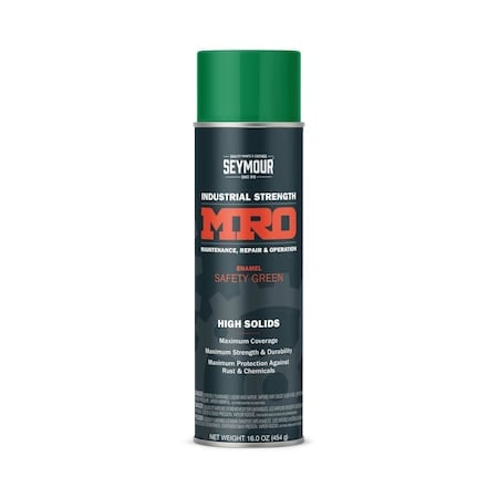 MRO Industrial Spray Paint, Safety Green MPN:620-1452