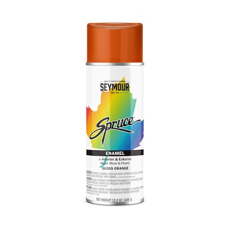 Seymour Spruce Enamel, Gloss Orange (12oz) MPN:98-28