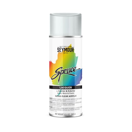 Seymour Spruce Lacquer, Gloss Clear (12oz) MPN:98-31