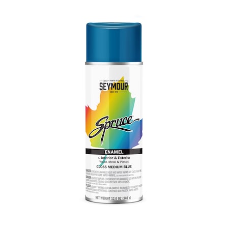 Seymour Spruce Enamel, Gloss Medium Blue (12oz) MPN:98-35