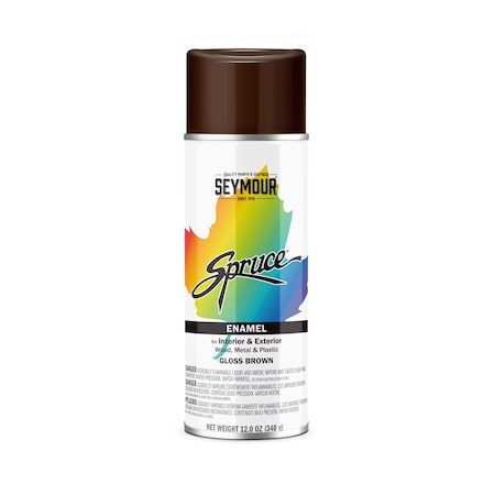 Seymour Spruce Enamel, Gloss Brown (12oz) MPN:98-36