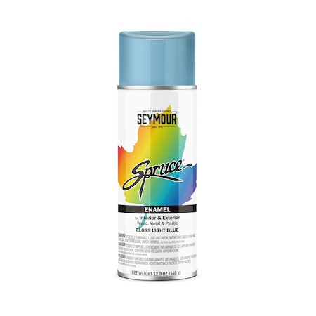 Seymour Spruce Enamel, Gloss Light Blue (12oz) MPN:98-37