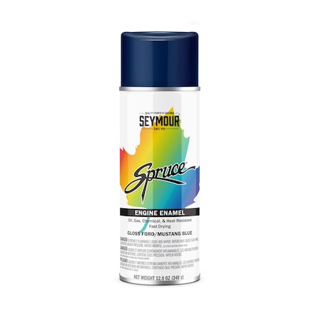 Seymour Spruce Engine Enamel, Ford/ Mustang Blue (12oz) MPN:98-56