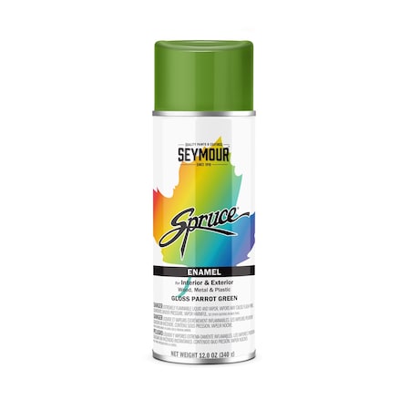 Seymour Spruce Enamel, Semi-Gloss Parrot Green (12oz) MPN:98-81