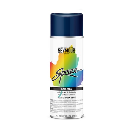 Seymour Spruce Enamel, Gloss Dark Blue (12oz) MPN:98-87